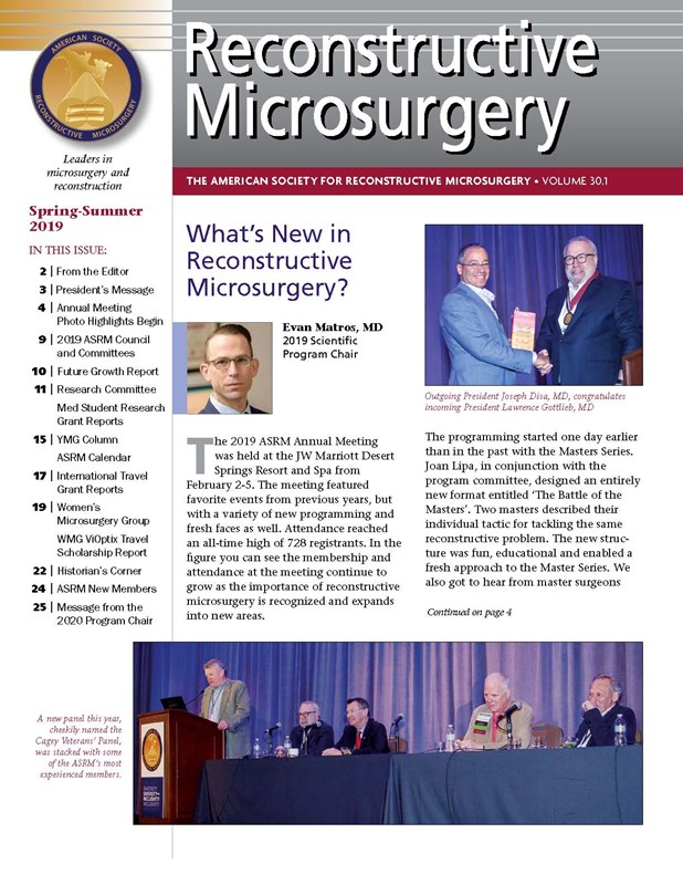 Archived Newsletters Historian Corner ASRM/Microsurg